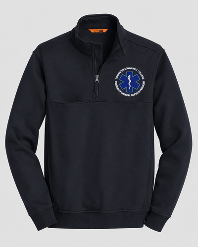 TCC EMS Program Embroidered Quarter-Zip Pullover